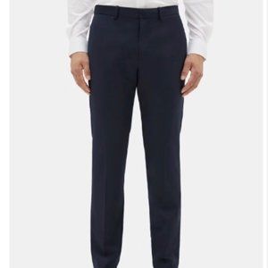 Theory Marlo Pants Deep Navy Sartoriall Suiting size 36